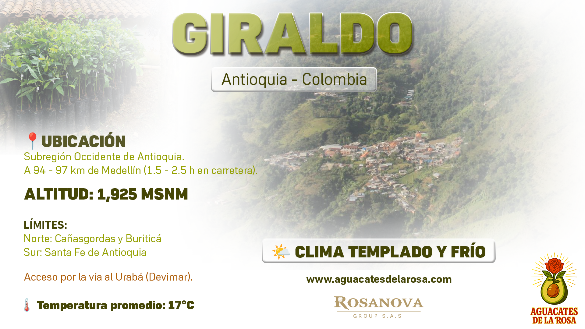 Clima y ubicación ideales